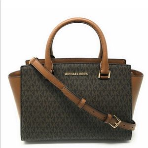 NWT Michael Kors md selma handbag Signature